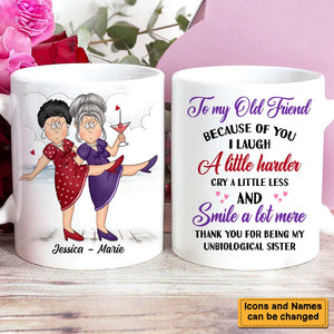 Personalized Friends/Besties/Twins/Sisters Mug