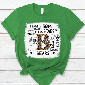 Bears Leopard Teacher T-Shirt