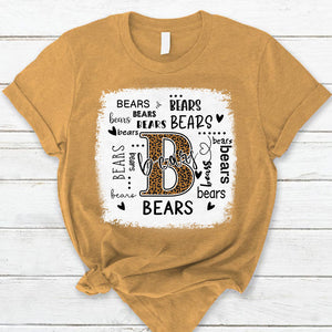 Bears Leopard Teacher T-Shirt