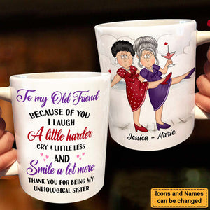 Personalized Friends/Besties/Twins/Sisters Mug