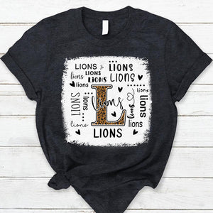 Lions Leopard Teacher T-Shirt