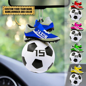 Personalized soccer Hanging Ornament-Great Gift Idea For Soccer Players&Soccer Lovers