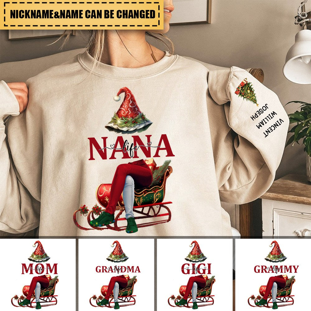 Personalized Christmas Sweatshirt - Gift For Grandma