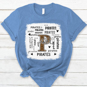 Pirates Leopard Teacher T-Shirt