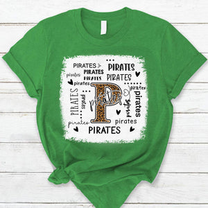 Pirates Leopard Teacher T-Shirt