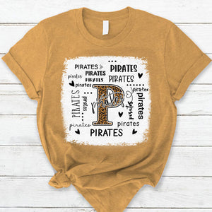 Pirates Leopard Teacher T-Shirt
