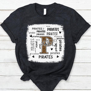 Pirates Leopard Teacher T-Shirt