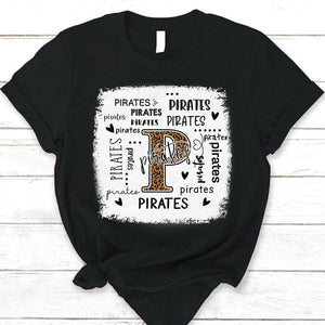 Pirates Leopard Teacher T-Shirt