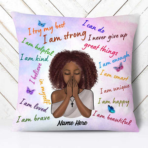 Personalized I Am BWA Pillow OB289 30O58