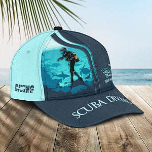 Scuba Diving Personalized Cap - Gift For Divers