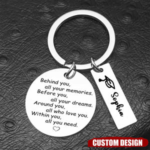 2024 Graduation Personalized Keychain - Within You All You Need