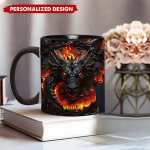 Love Dragons - Personalized Dragon Accent Mug