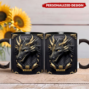 Love Dragons - Personalized Dragon Accent Mug