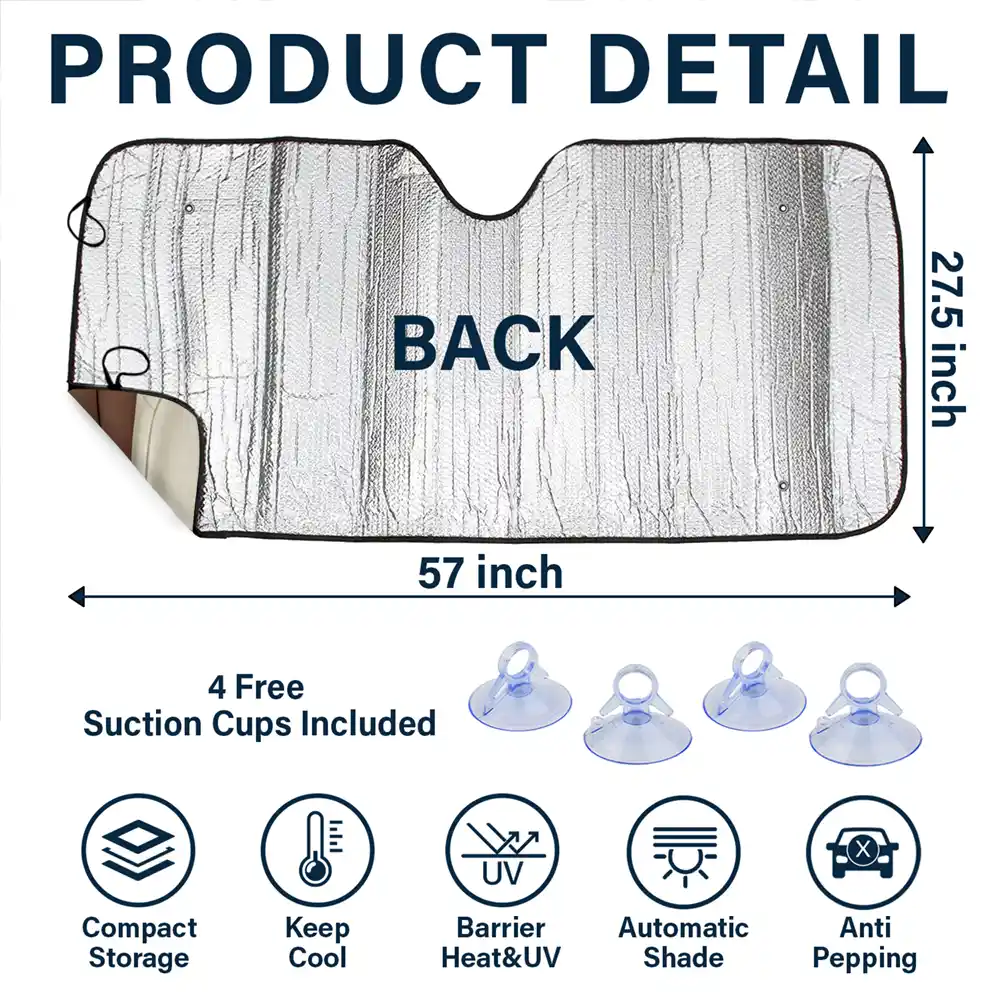 Dogs On The Drive - Personalized Auto Sunshade