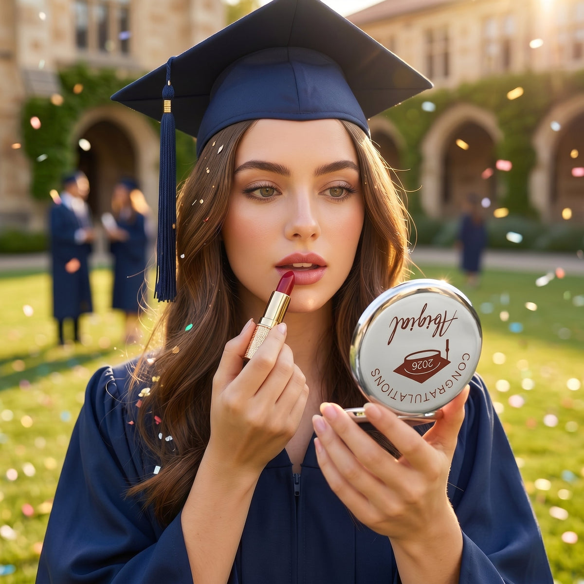 2026 Custom Graduation Makeup Mirror - Graduation Gift