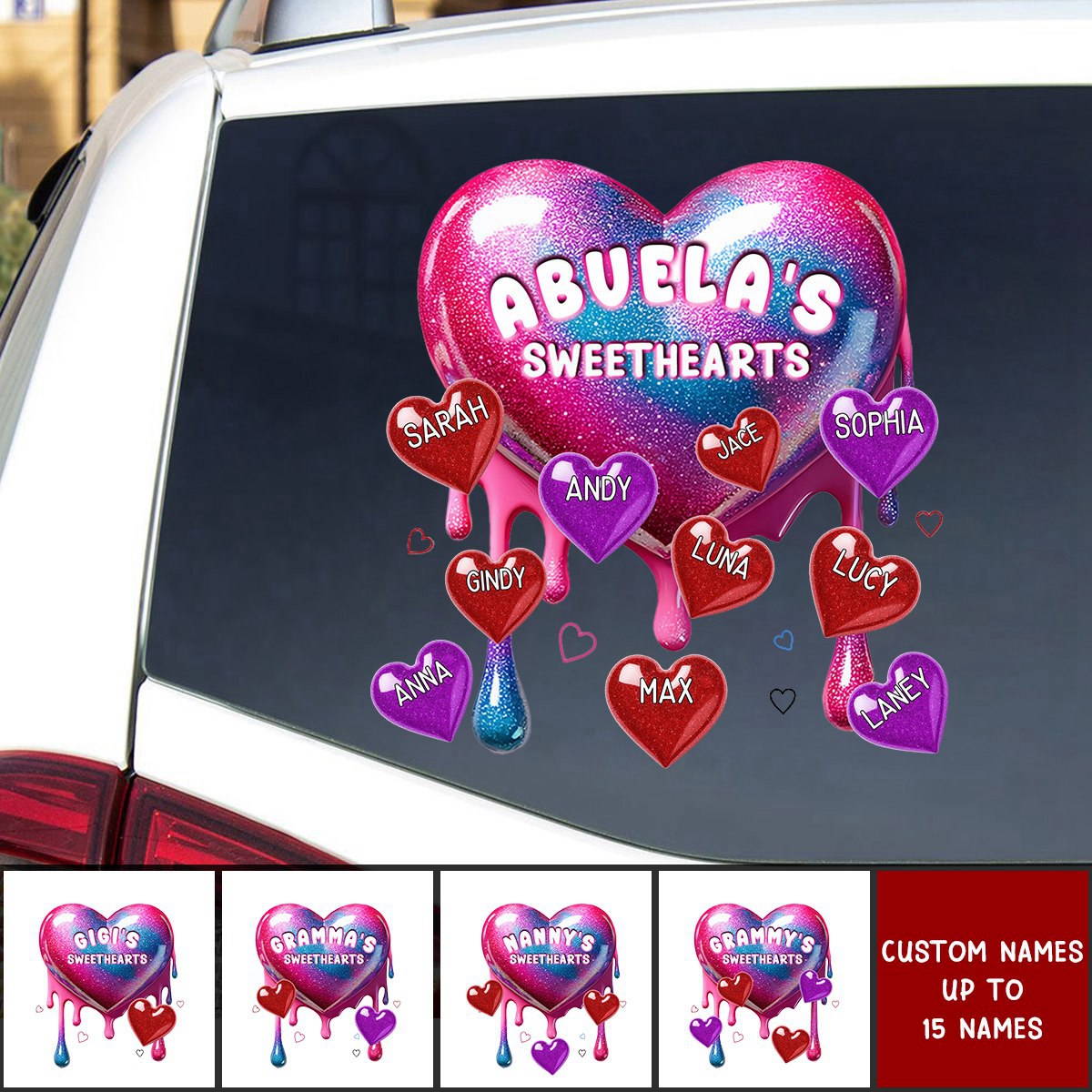 Personalized Sweathearts Decal Sticker - Mother's Day Gift