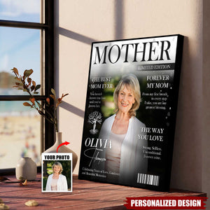 Personalized Mother Magazine Poster-Mother Appreciation Gift