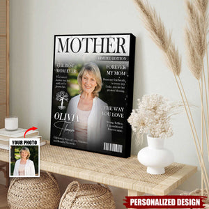 Personalized Mother Magazine Poster-Mother Appreciation Gift