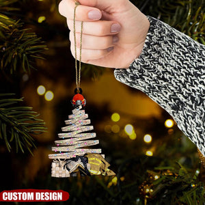 Unique Fire Hose Christmas Tree Personalized Ornament