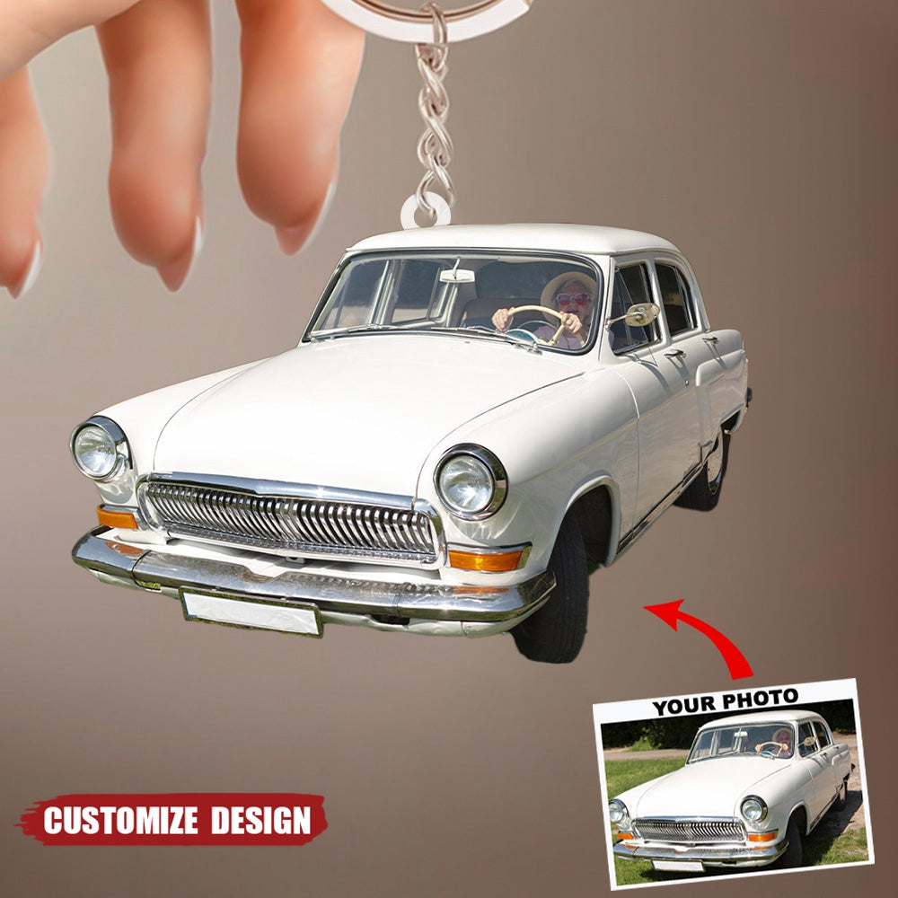 Personalized Truck/SUV/Car Upload Photo Acrylic Keychain
