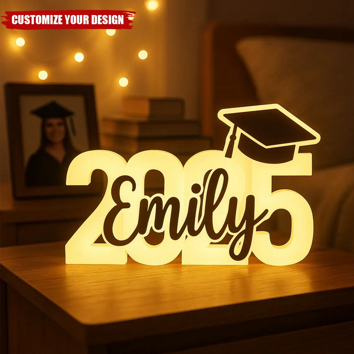 Class Of 2025 Graduation Personalized Light Box, Graduation Gift, Graduation Party Decoration