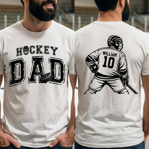 Hockey Dad, Daddy, Grandpa - Personalized Shirt, Father's Day Gifts