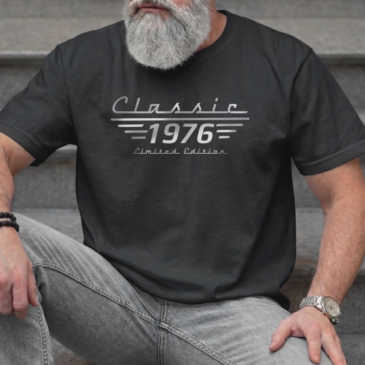 Custom Birthday Unisex T-shirt - Personalized Birthday Gifts For Dad, Grandpa, Besties, Family, Yourself - Just A Little Iconic