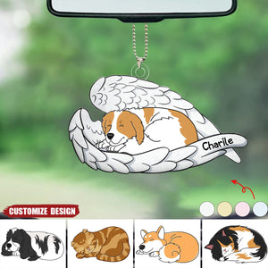 Angel Pet - Memorial Gift For Dog Lover, Cat Lover - Personalized Acrylic Ornament