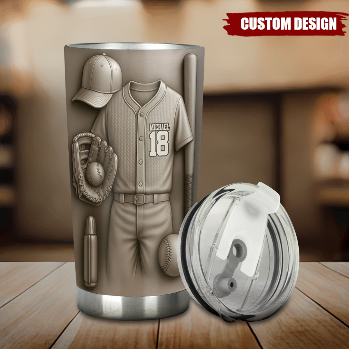 Baseball Is More Than A Game - Personalized Baseball Tumbler