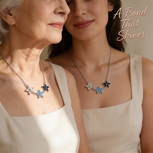 Personalized Dainty Flower Birthstone Pendant -Gift For Family Holiday