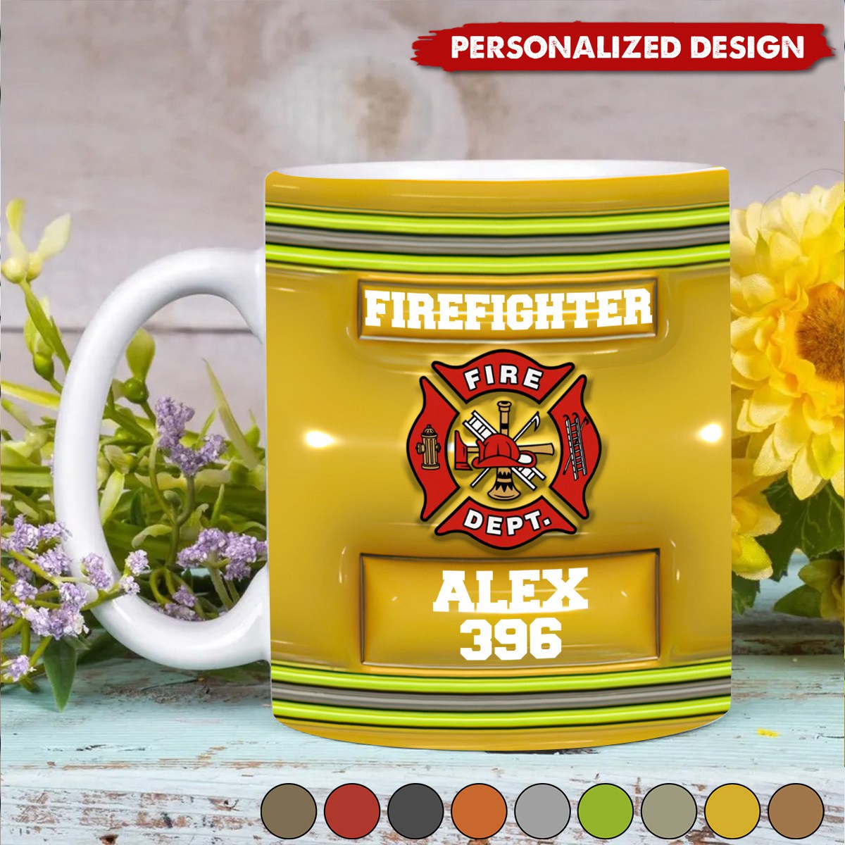 Logo Gifts For Firefighter Coffee-Personalized Mug-Gift For Firefighter