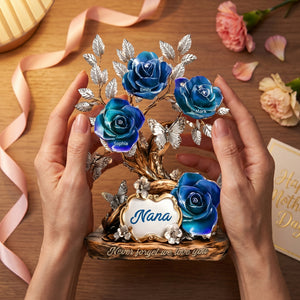 Personalized Floral Mother's Day Acrylic Plaque