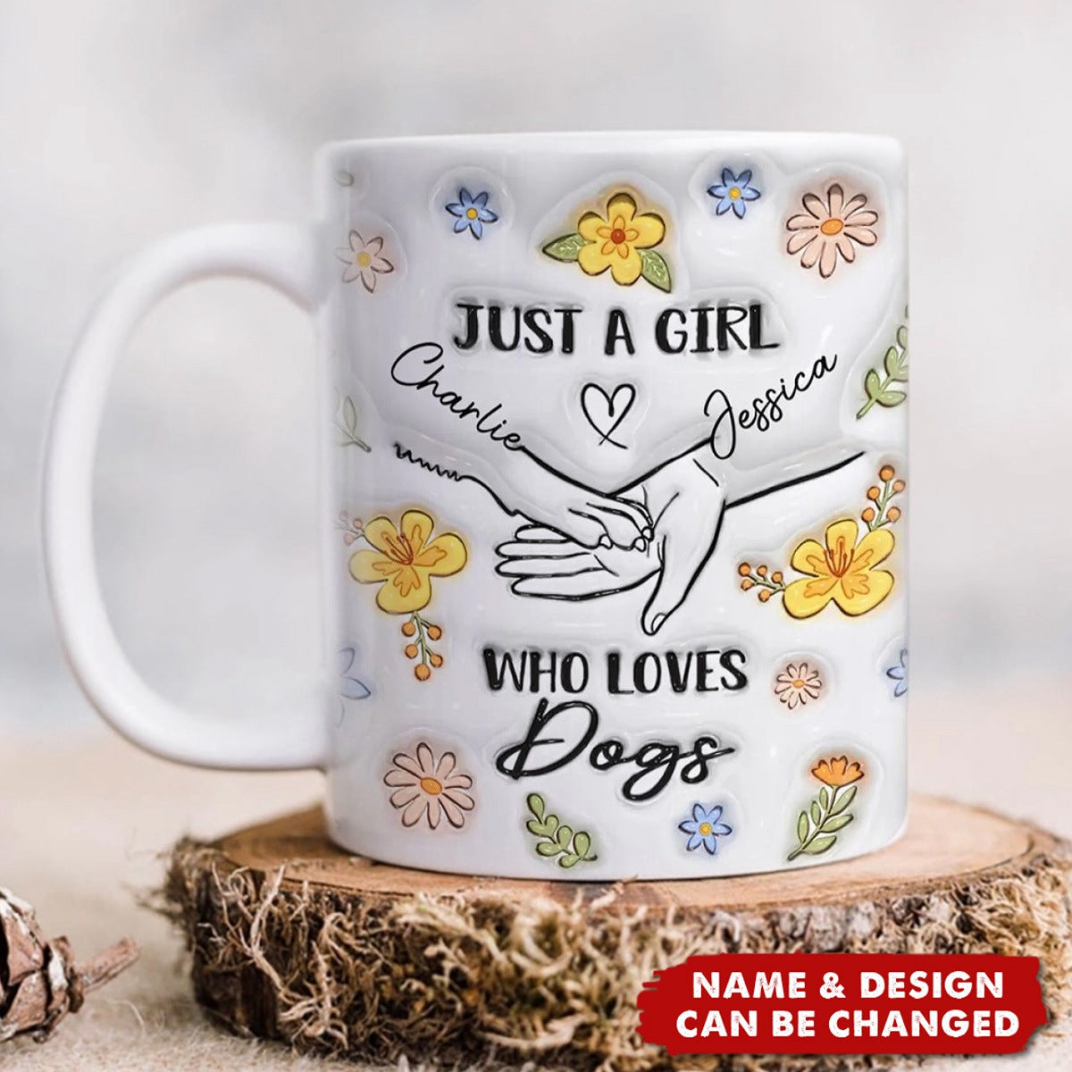Just A Girl Who Loves Dog Personalized Mug