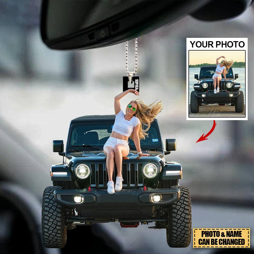 Personalized Acrylic Off-road Car Hanging Ornament - Gift For Off-Road Lovers - Custom Your Photo