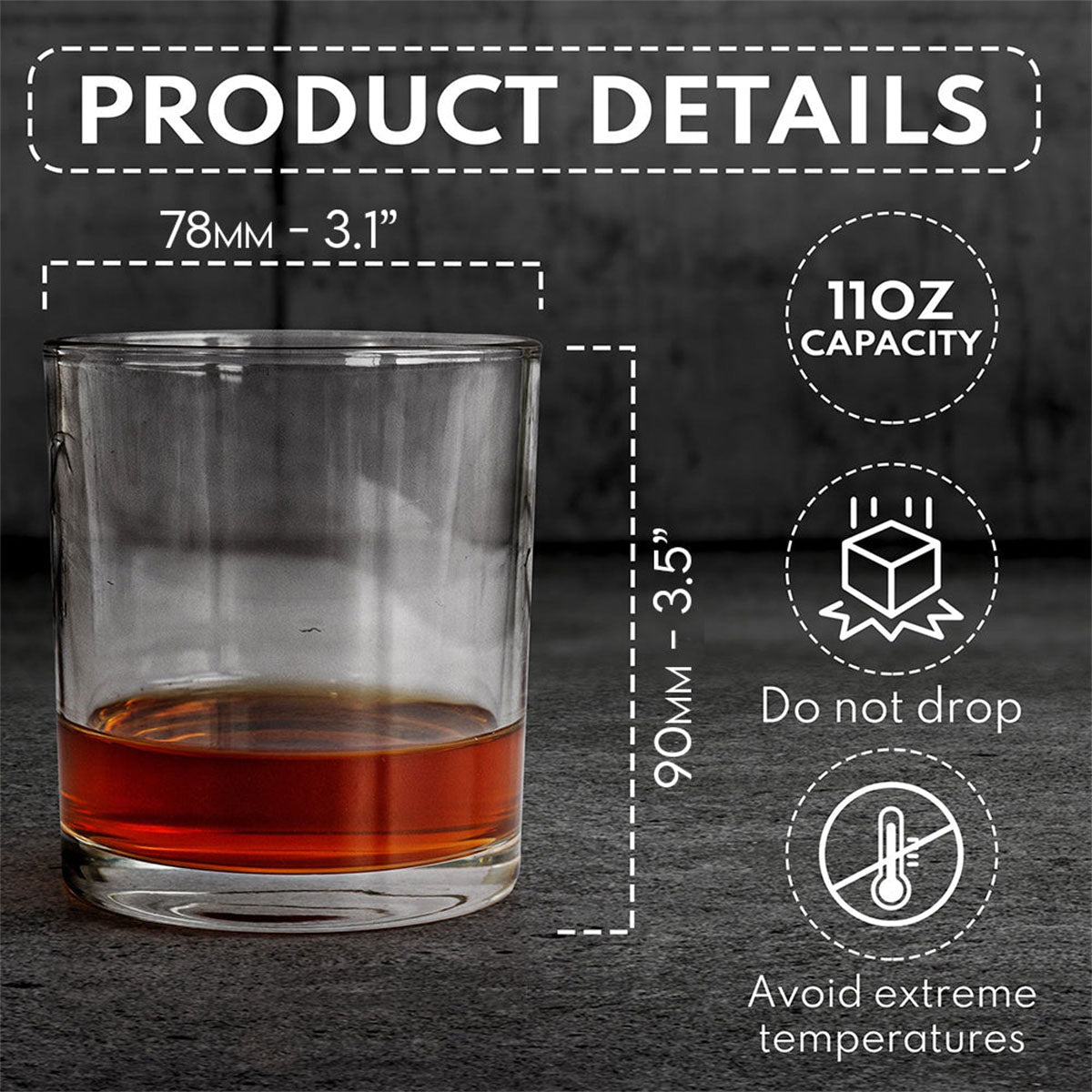 You & Me - Personalized Couple Whiskey Glass