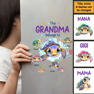 This Grandma Belongs To Decal/Sticker