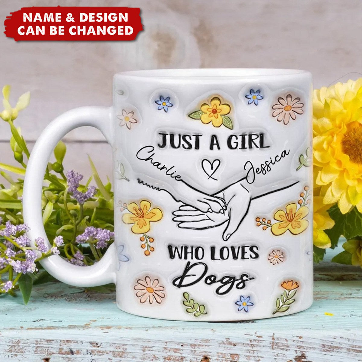 Just A Girl Who Loves Dog Personalized Mug