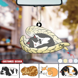Angel Pet - Memorial Gift For Dog Lover, Cat Lover - Personalized Acrylic Ornament