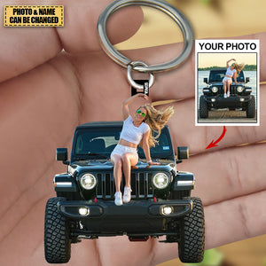Personalized Off-Road Acrylic Keychain-Gift For Off-Road Lovers- Custom Your Photo