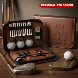 Best Dad By Par, Best Grandpa By Par-Personalized Golf Bag