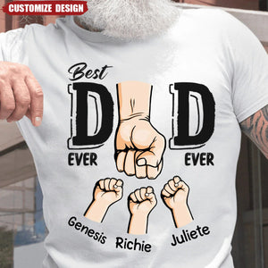 Best Dad Ever - Family Personalized Unisex T-shirt