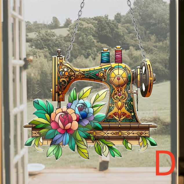 Cute Sewing Machine Suncatcher Ornament-Mother's Day Gift