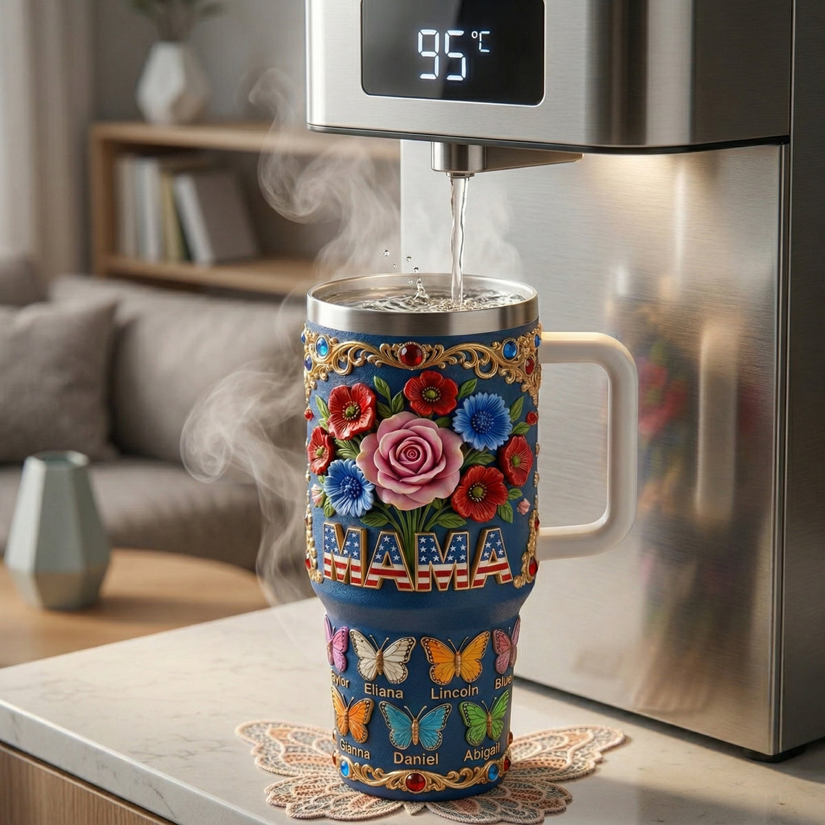 Personalized Grandma Mama Tumbler-Gifts For Mother's Day