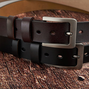 Let This Belt Hold Up Your Pants Gift For Husband - Personalized Engraved Leather Belt