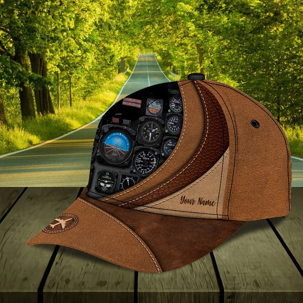 Personalized Pilot Classic Cap, Personalized Gift for Pilot - gousvip