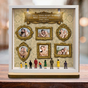 The Moment Your Heart Stopped, Wood Plaque, Gift For Bereaved Family
