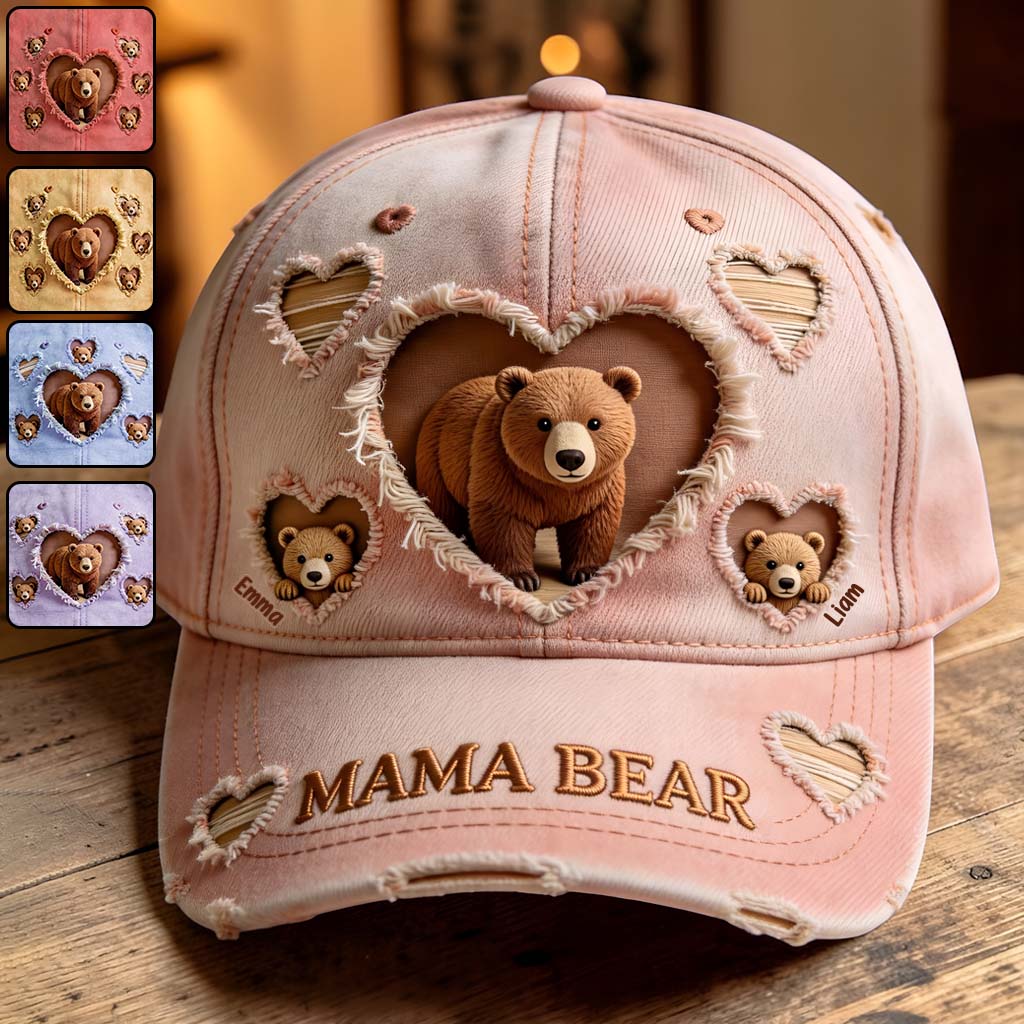 Personalized Mama/Nana Bear Classic Cap