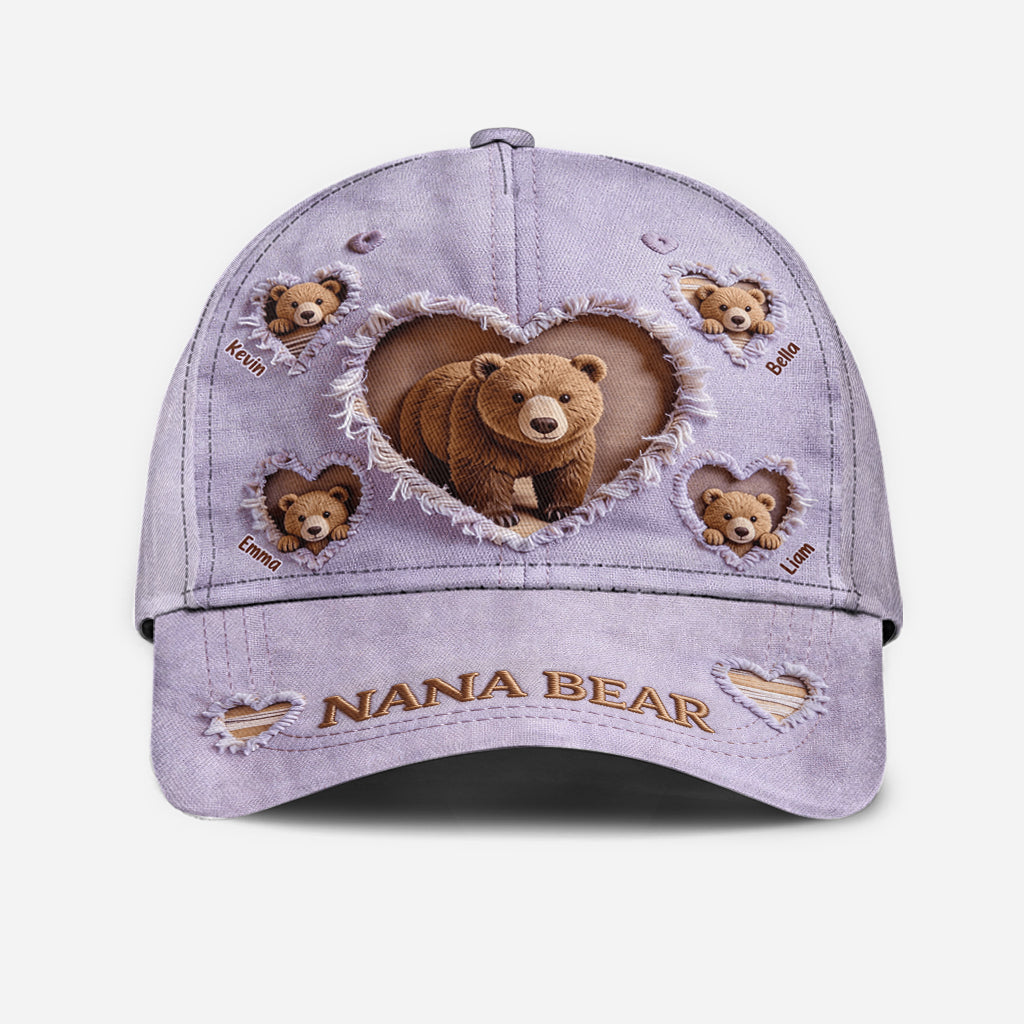 Personalized Mama/Nana Bear Classic Cap