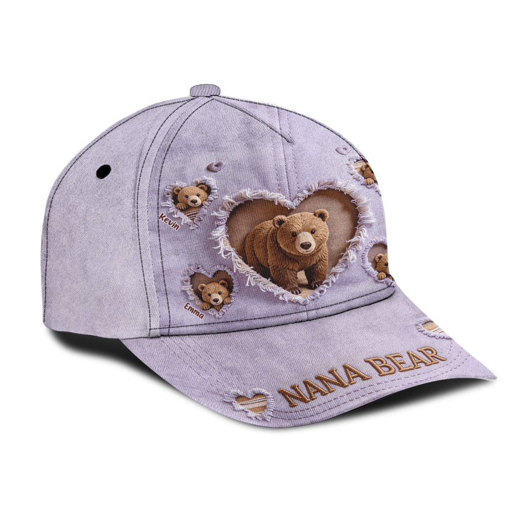 Personalized Mama/Nana Bear Classic Cap