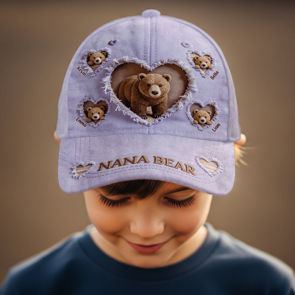 Personalized Mama/Nana Bear Classic Cap